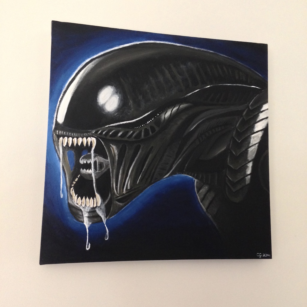 Xenomorph - Acrylic on canvas