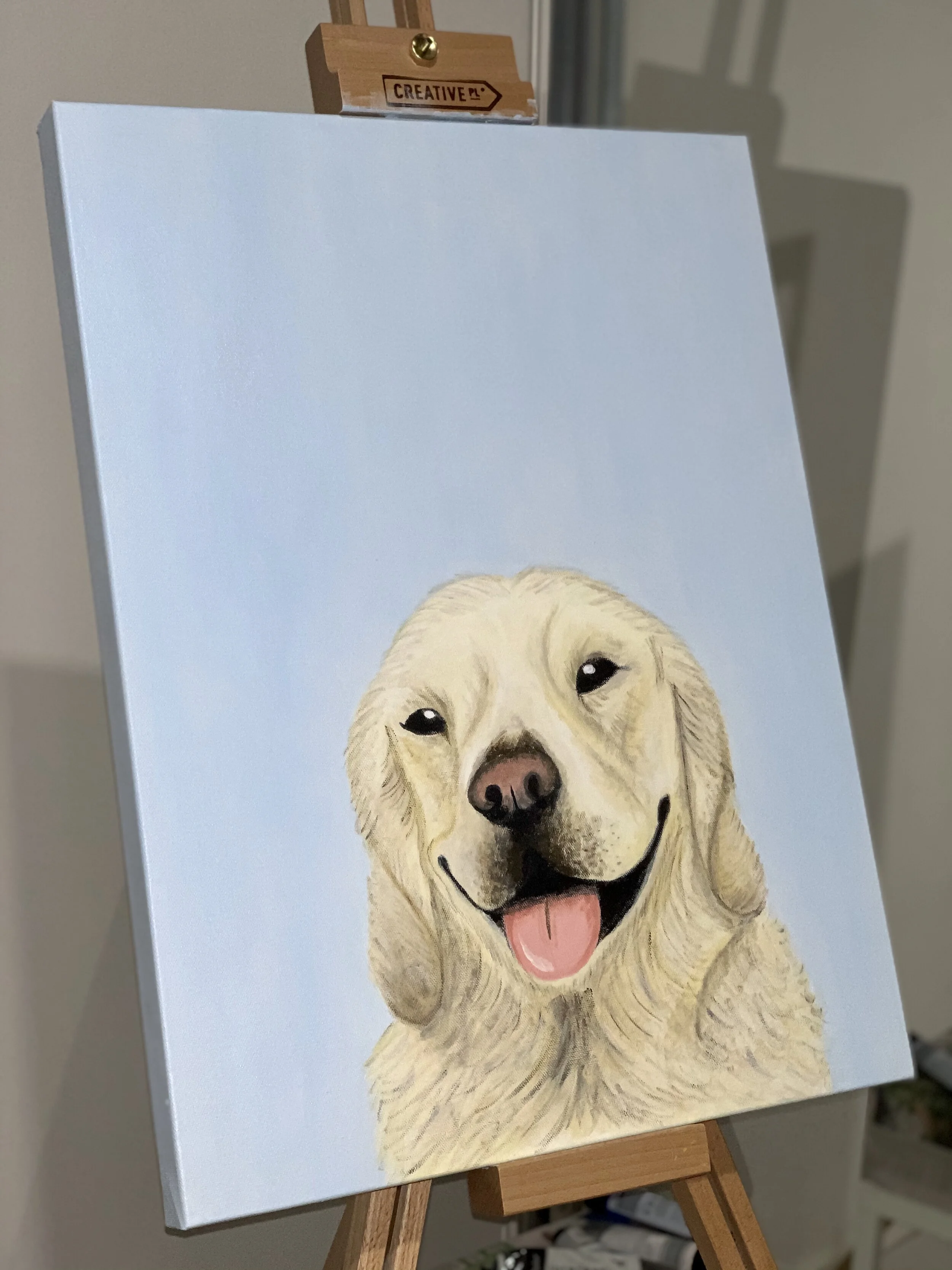Louis the Golden - Acrylic on Canvas