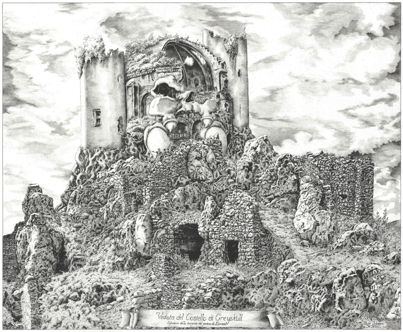 Veduta del Castello di Greyskull