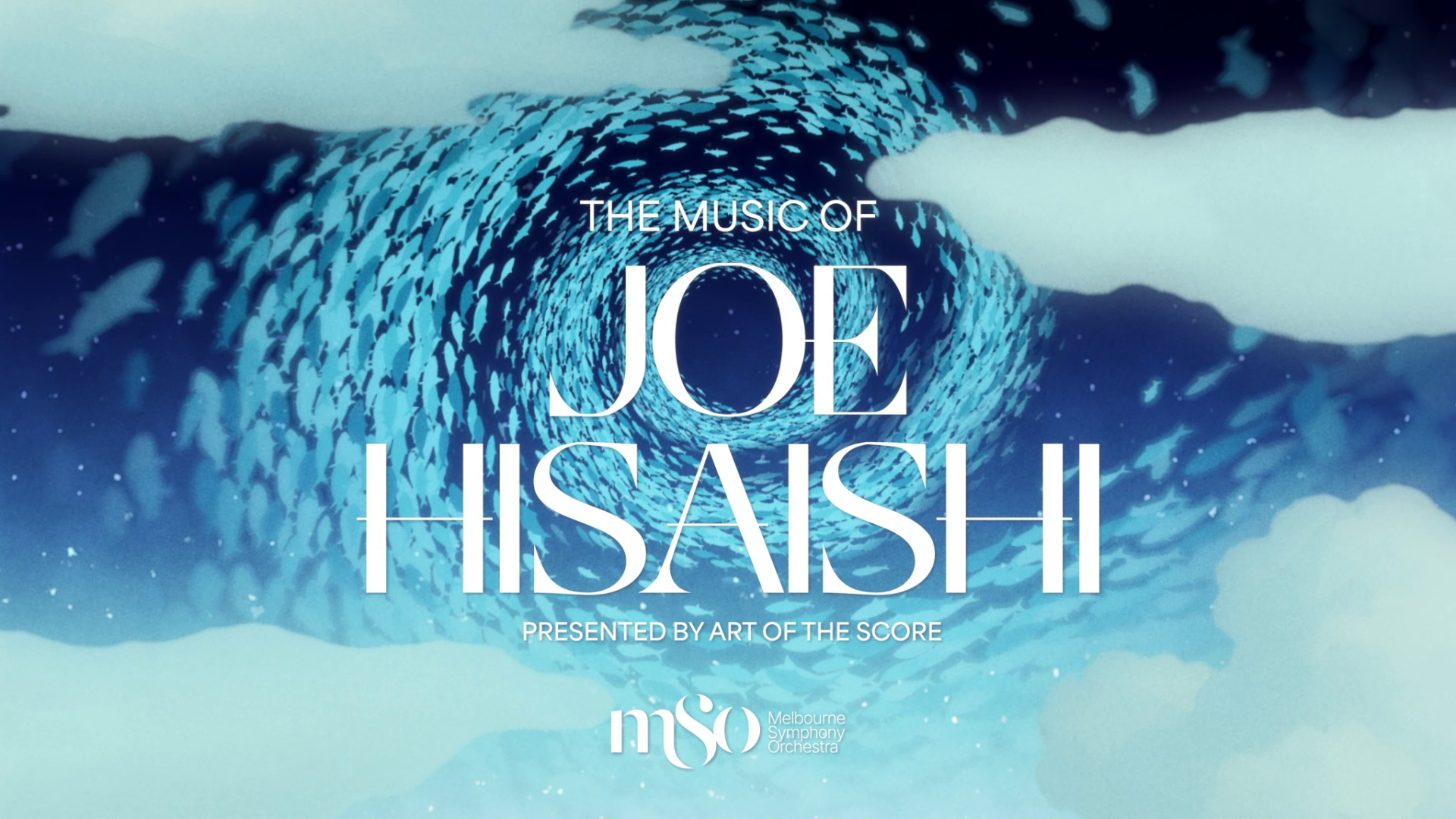 Screen visual for The Music of Joe Hisaishi, created by Mohworks Films for live concert performance.