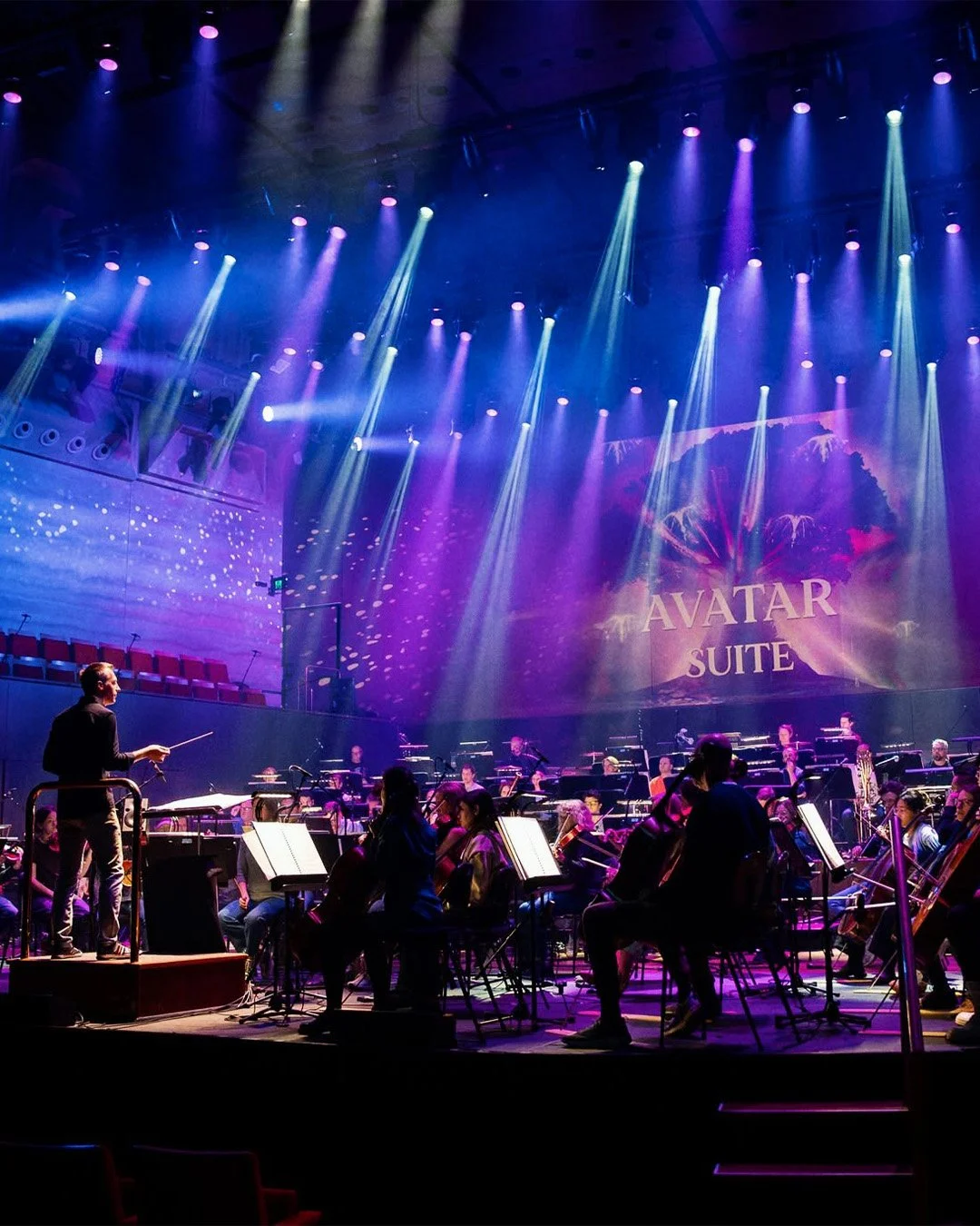 Concert Lab production of Avatar with the Melbourne Symphony Orchestra, conducted by Nicholas Buc, with screen visuals by Mohworks Films.