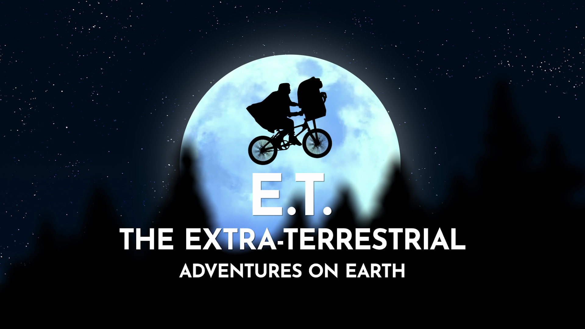 Screen visual for E.T. The Extra-Terrestrial: Adventures on Earth, created by Mohworks Films for live concert performance.