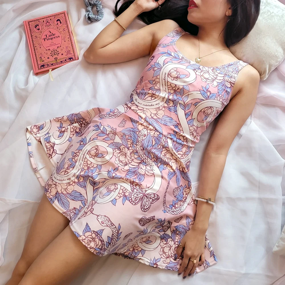 skater flare dress Jacquard Floral Mini Dress main image 1