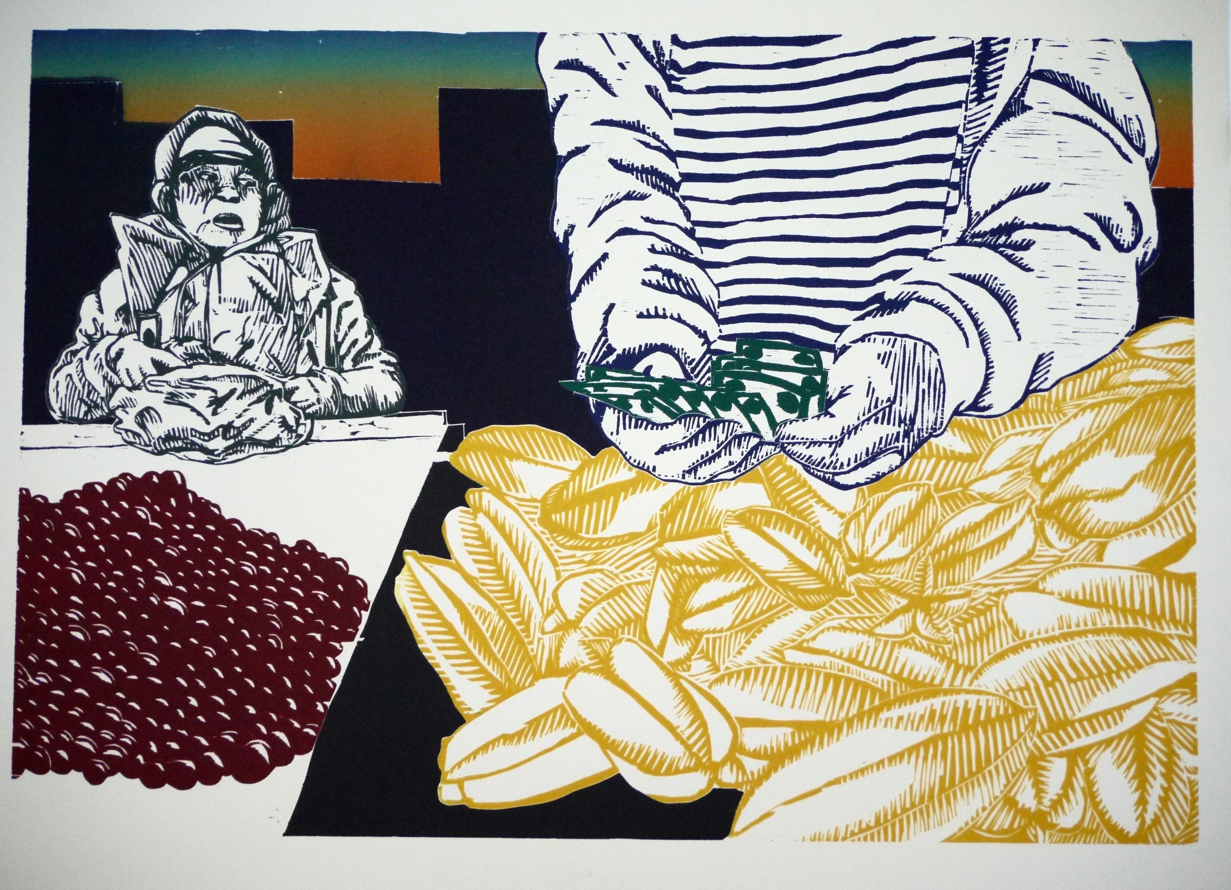 Street Markets at Seven in Autumn