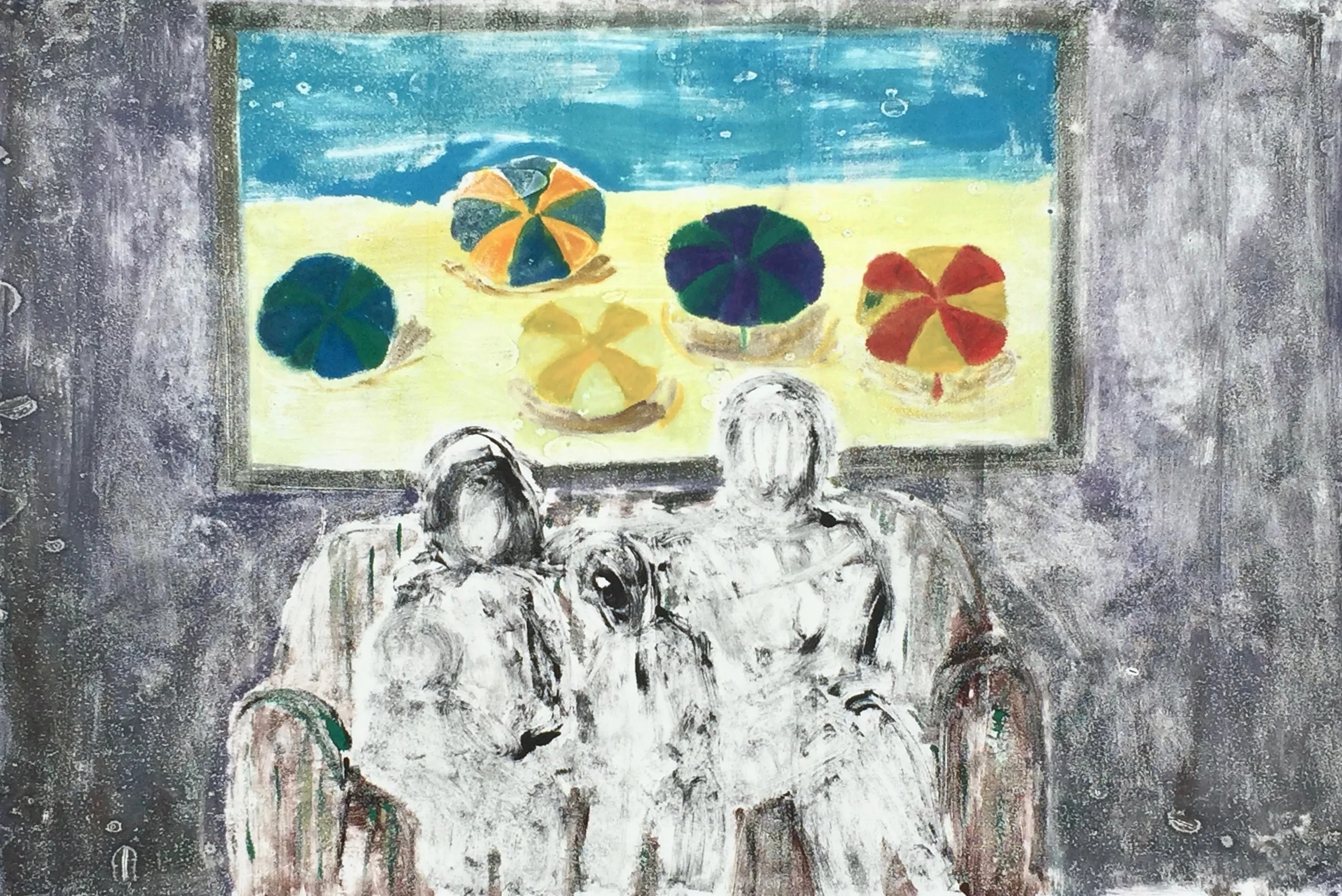  Monoprint. 2016.&nbsp; 