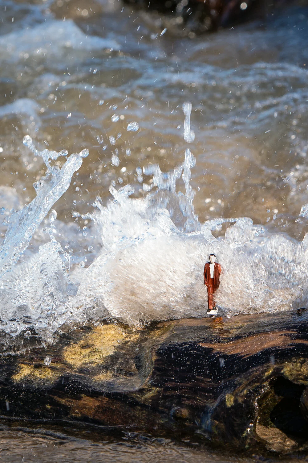 Daily Dose -September 15, 2019 - Man in Brown - No. 7 in a Series - Wave