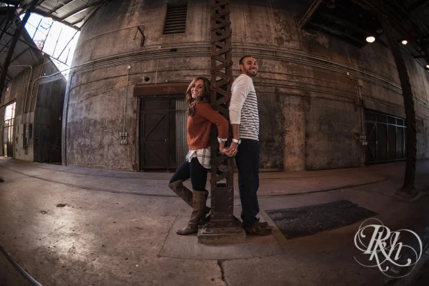 Brittany & Justin - Minneapolis Engagement Photography - Mill City Ruins -67