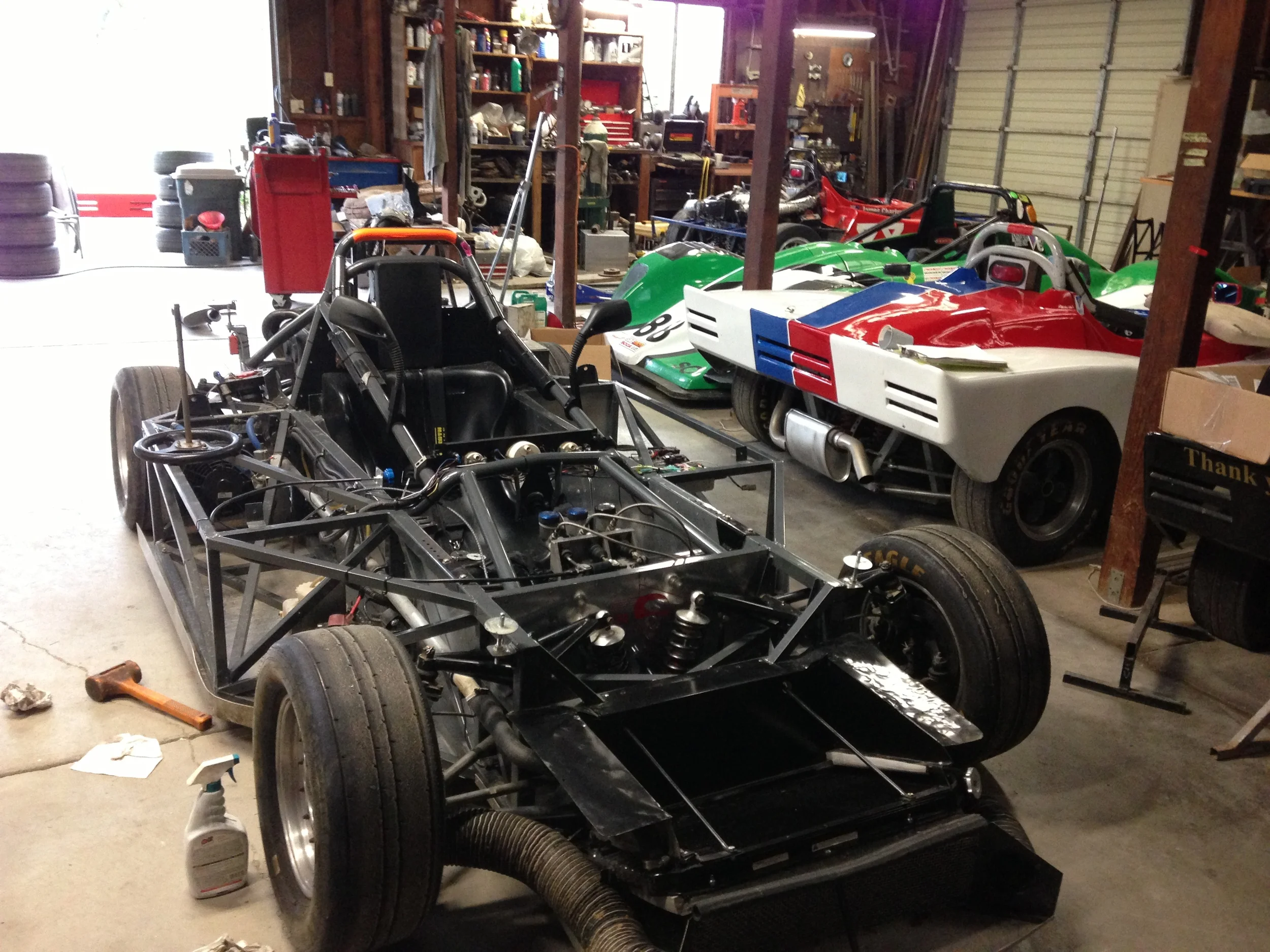 Working in the shop at CSR Performance