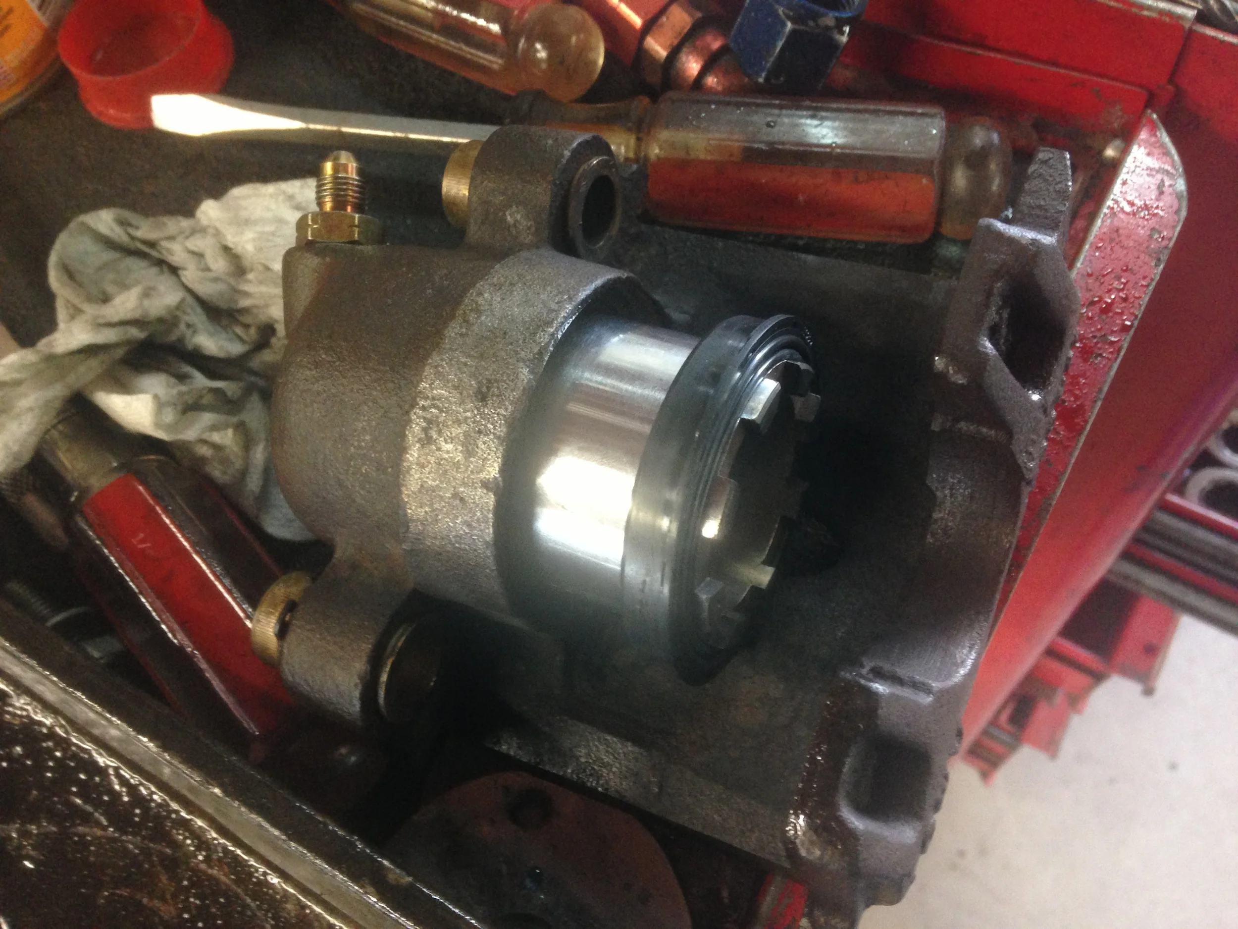 Rebuilding Brake Calipers