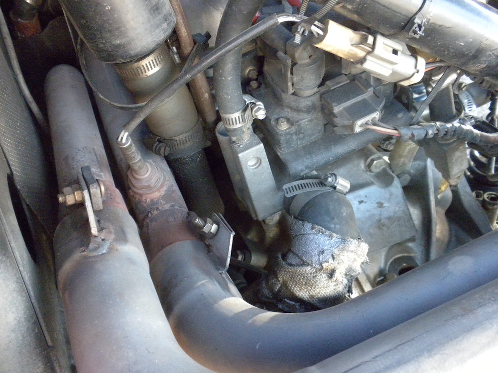 Exhaust header crack free.JPG