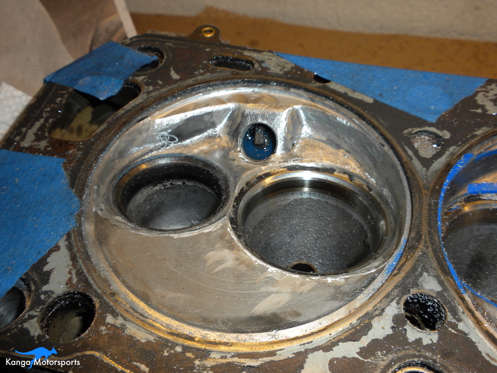 Datsun Cylinder Head Valve Unshrouding.JPG