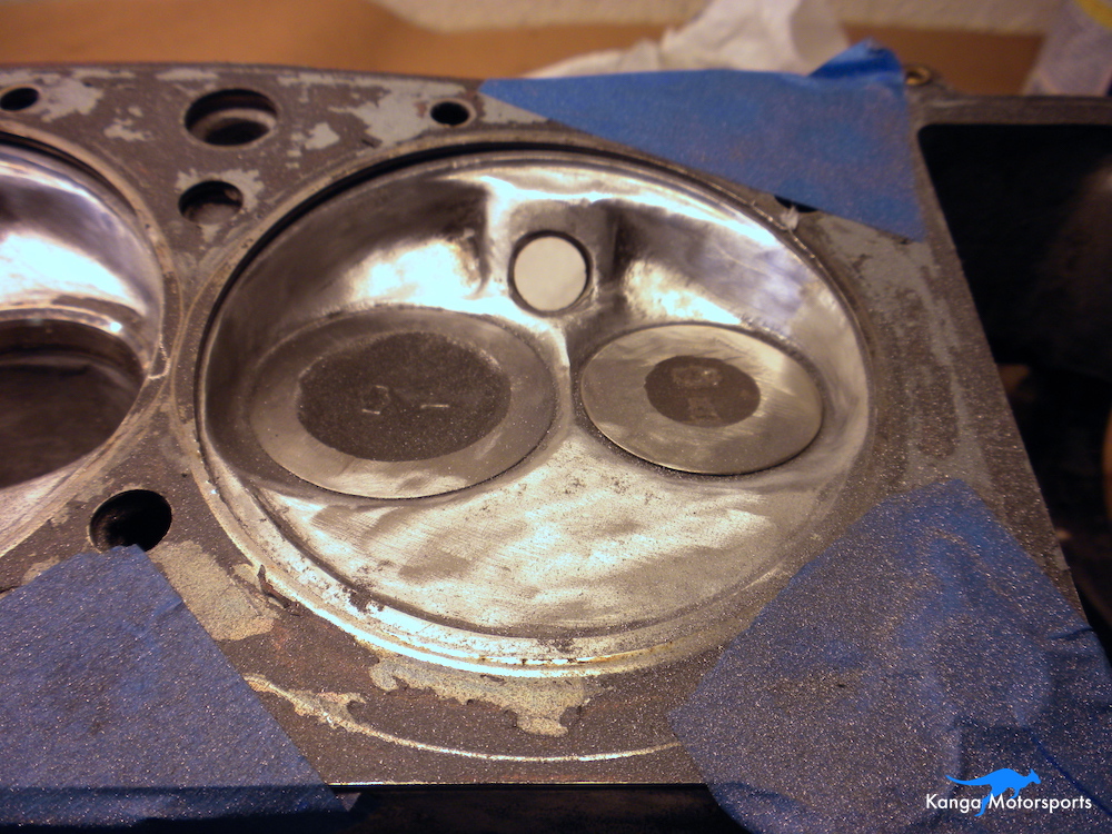 Datsun Cylinder Head Chamber Sanding 2.JPG