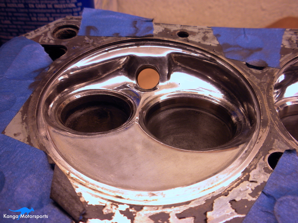 Datsun Cylinder Head Chamber Polishing Stage 2.JPG