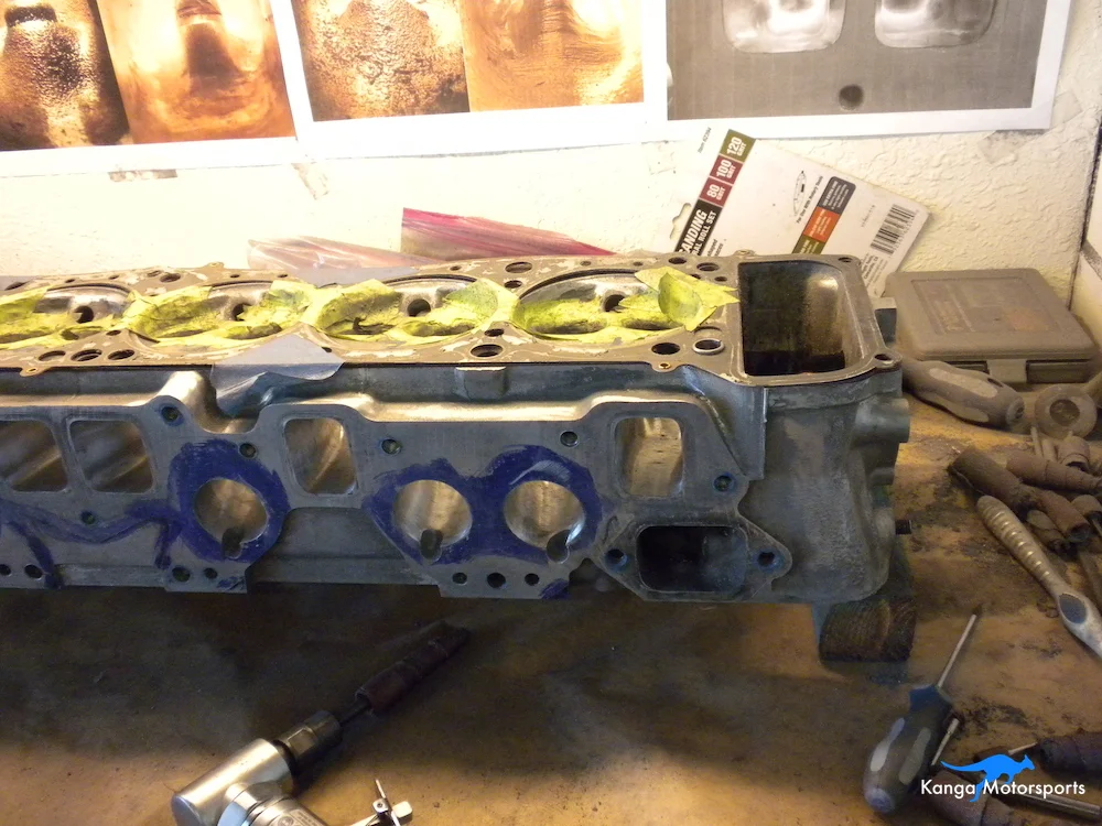 Porting & Polishing Datsun Cylinder Head — Kanga Motorsports