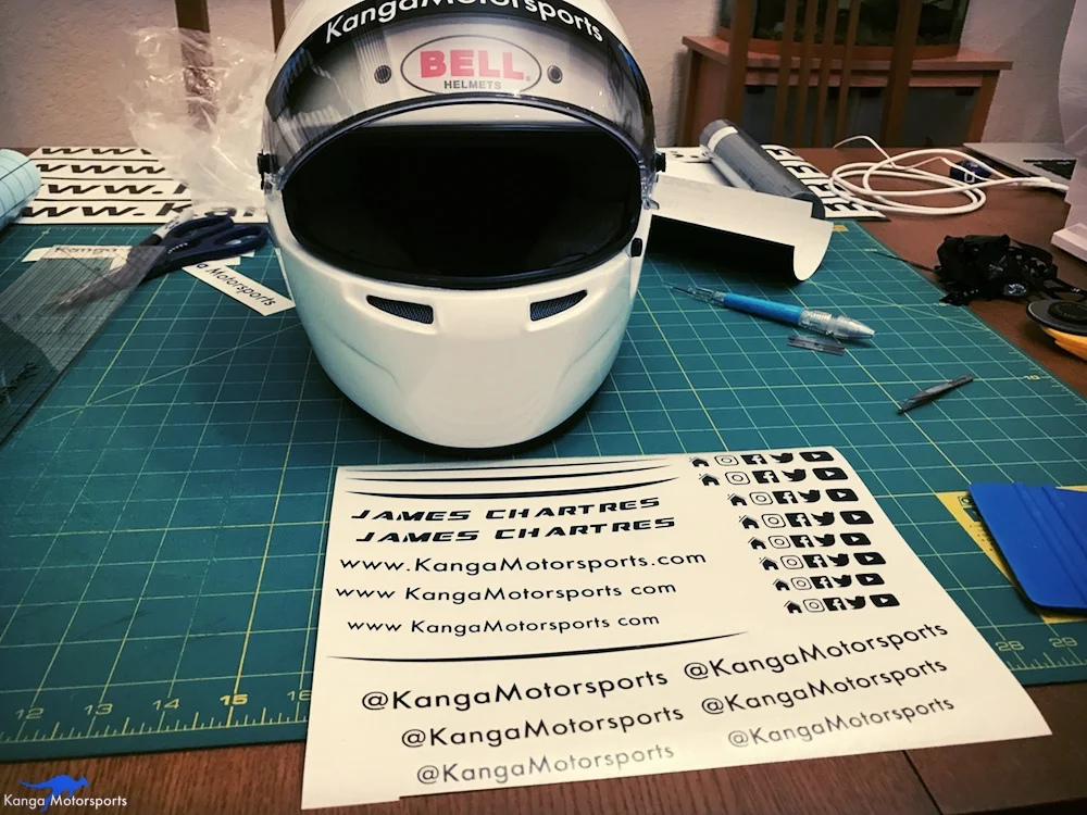 Making Race Car Vinyl Decals