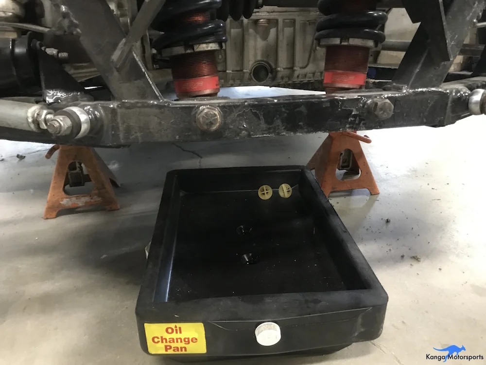Kanga Motorsports Spec Racer Ford Gen3 Oil Change Drain Pan.jpg