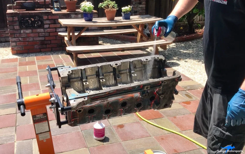 Kanga Motorsports Datsun 240z Engine Block Coat the Block In Oil Prevent Rust.jpg