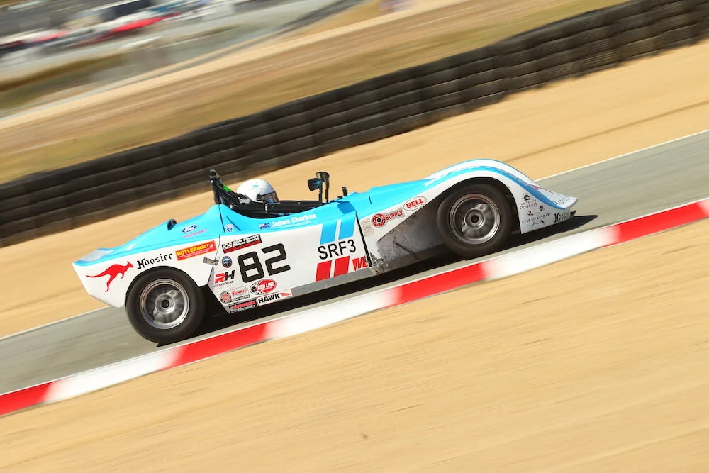 Kanga Motorsports Spec Racer Ford Gen3 WeatherTech Raceway Laguna Seca SCCA Double Regional Got Blue Milk Turn 2 Exit.JPG