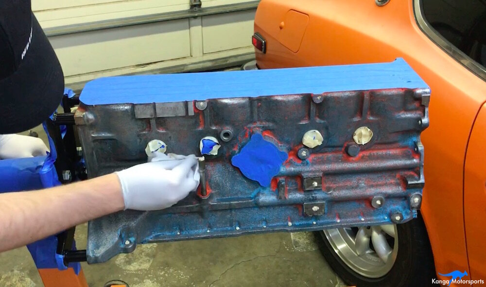 Kanga Motorsports Datsun 240z Engine Build Painting the Engine Block Wax and Grease Remover.jpg