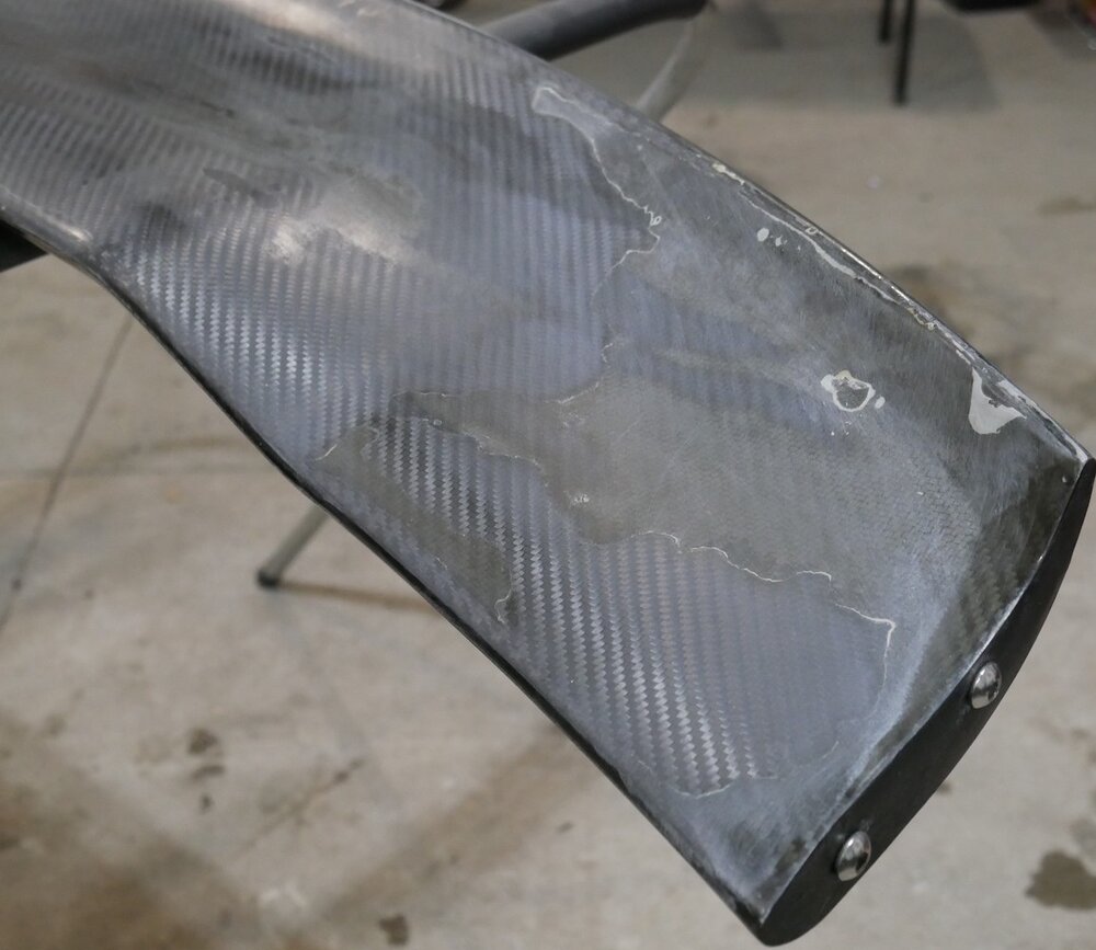 Refinishing A Carbon Fiber Wing Kanga Motorsports