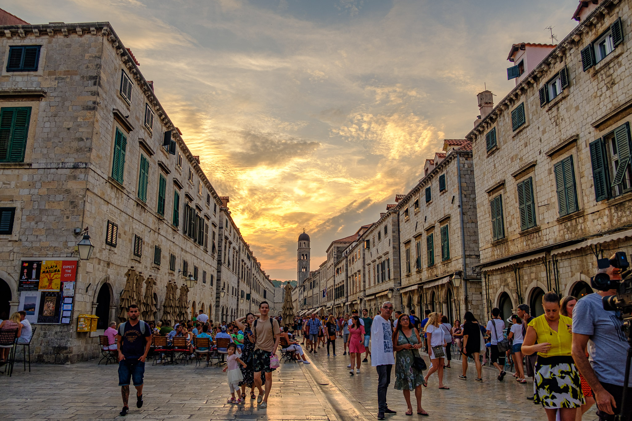 Dubrovnik. Main street in the Old Town