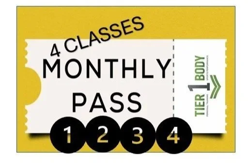 MONTHLY CLASSES PRE-PAY