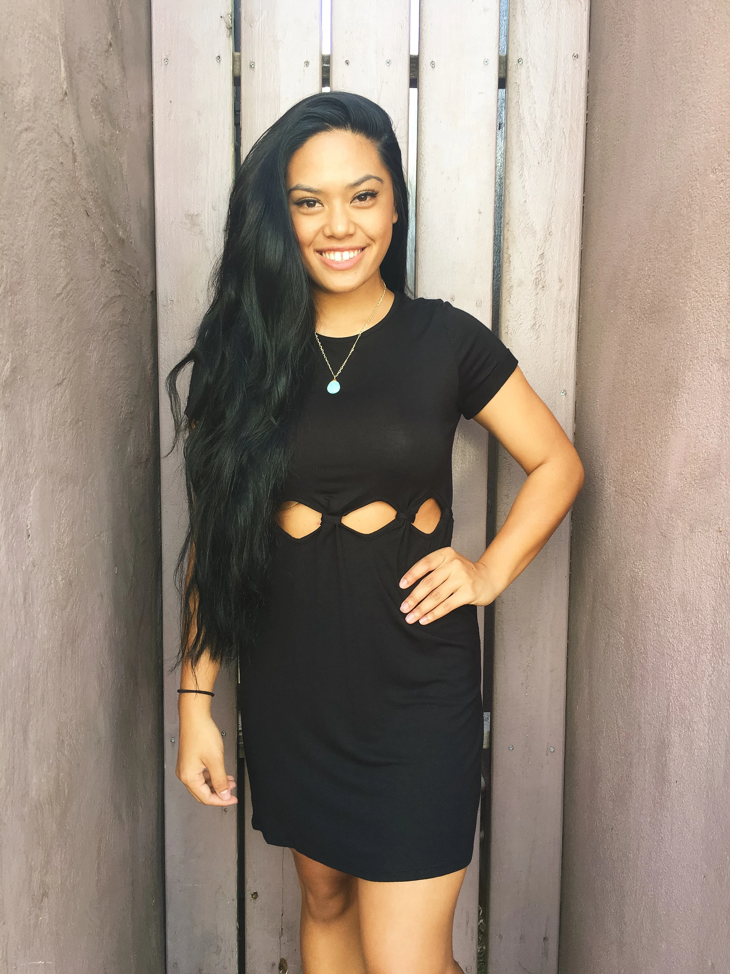 How about this LBD (little black dress) for a cute lunch date? 