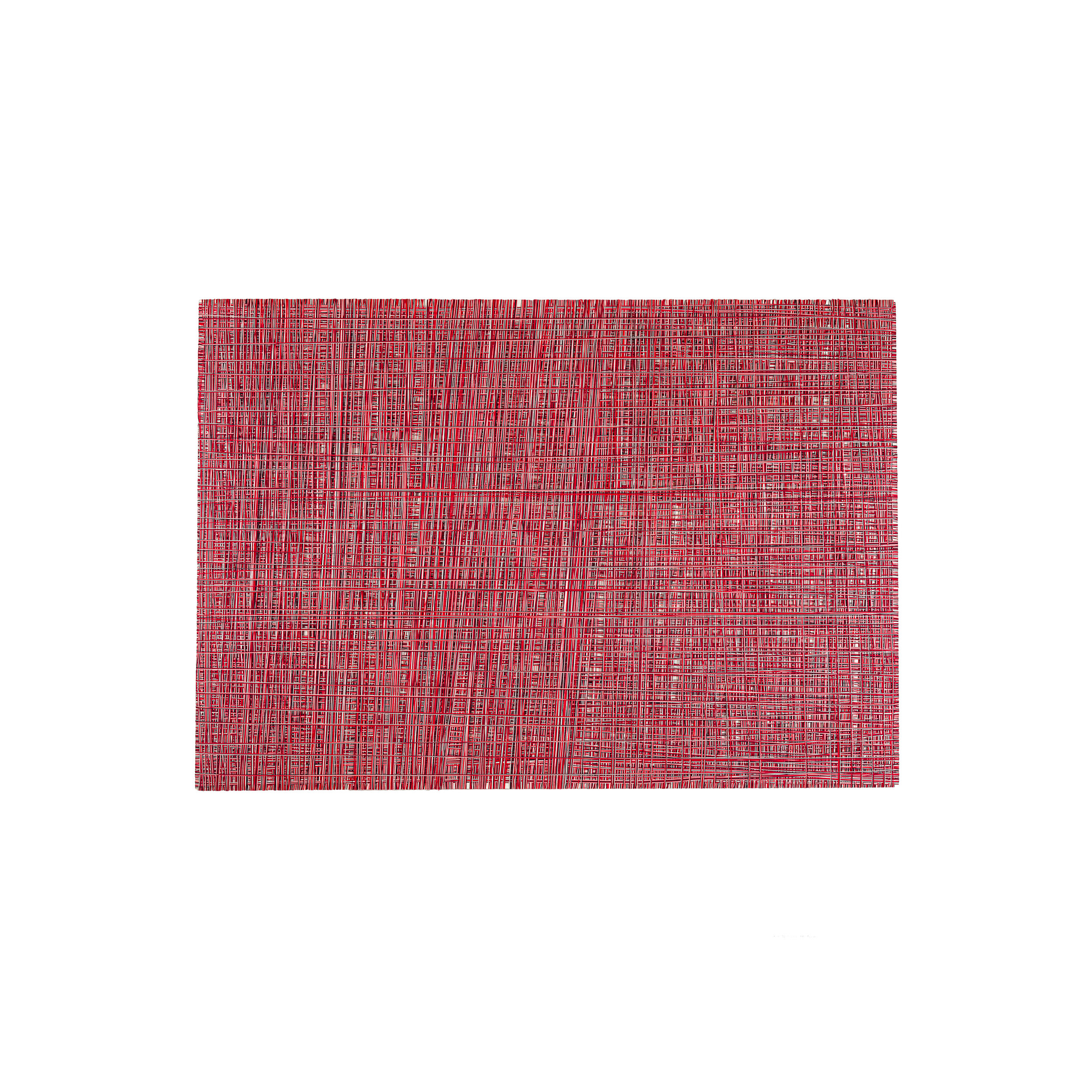 Griglia, filo di cotone su legno, cm 80 x 100, anno 2010 .jpg