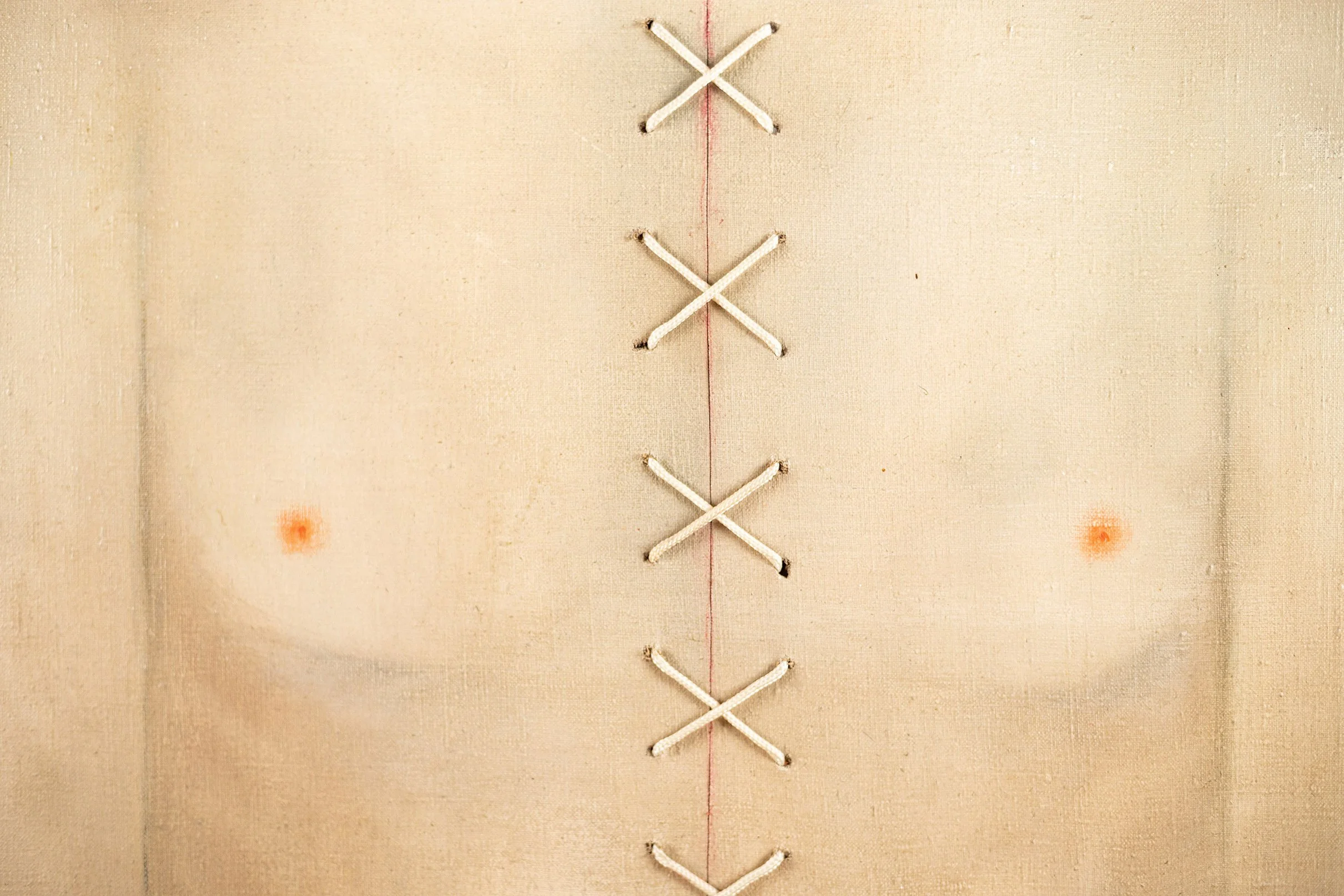   Fragment obrazu olejnego Tadeusza Majdy  