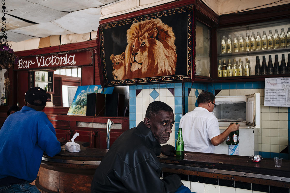  A Cuban has a drink at Bar Victoria in Havana Vieja. 