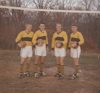 Nick and I, soccer teammates 55 years ago, are still kicking ideas around today
