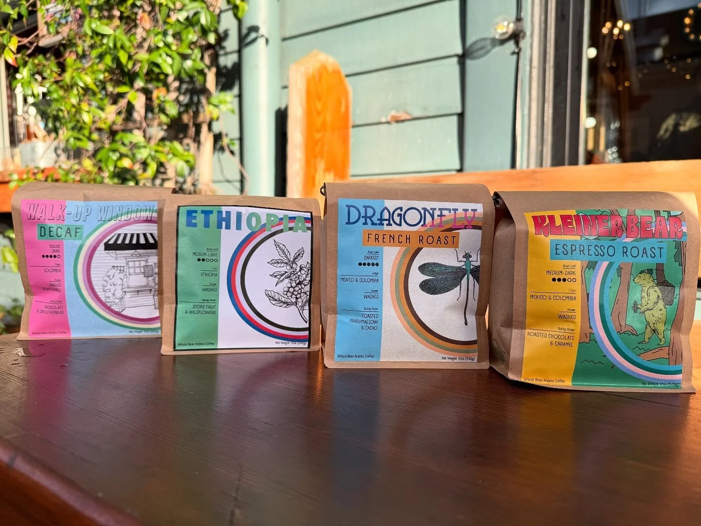 As promised&hellip; New roast is here!☀️
🐻 Kleiner Bear Espresso roast with notes of roast chocolate and caramel 
🦋 Dragonfly French Roast with notes of marshmallow and cacao
☕️ Ethiopia Medium/Light Roast with notes of stone fruit and wildflowers
