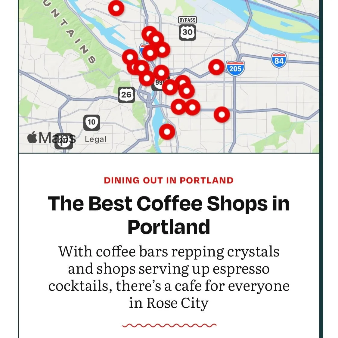 Thank you @eaterpdx for naming us one of the best coffee shops in Portland. We are honored and stoked. 🥰☺️😜😜. Thank you to our great team for making our friends and visitors feel at home every day. And thank you to @pastime.coffee for partnering w