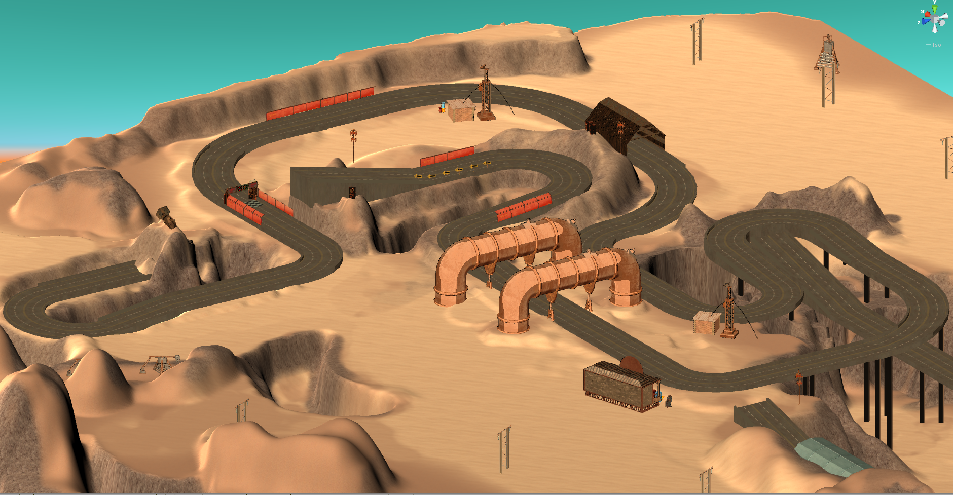 Radical Racers - Dystopian Track 3