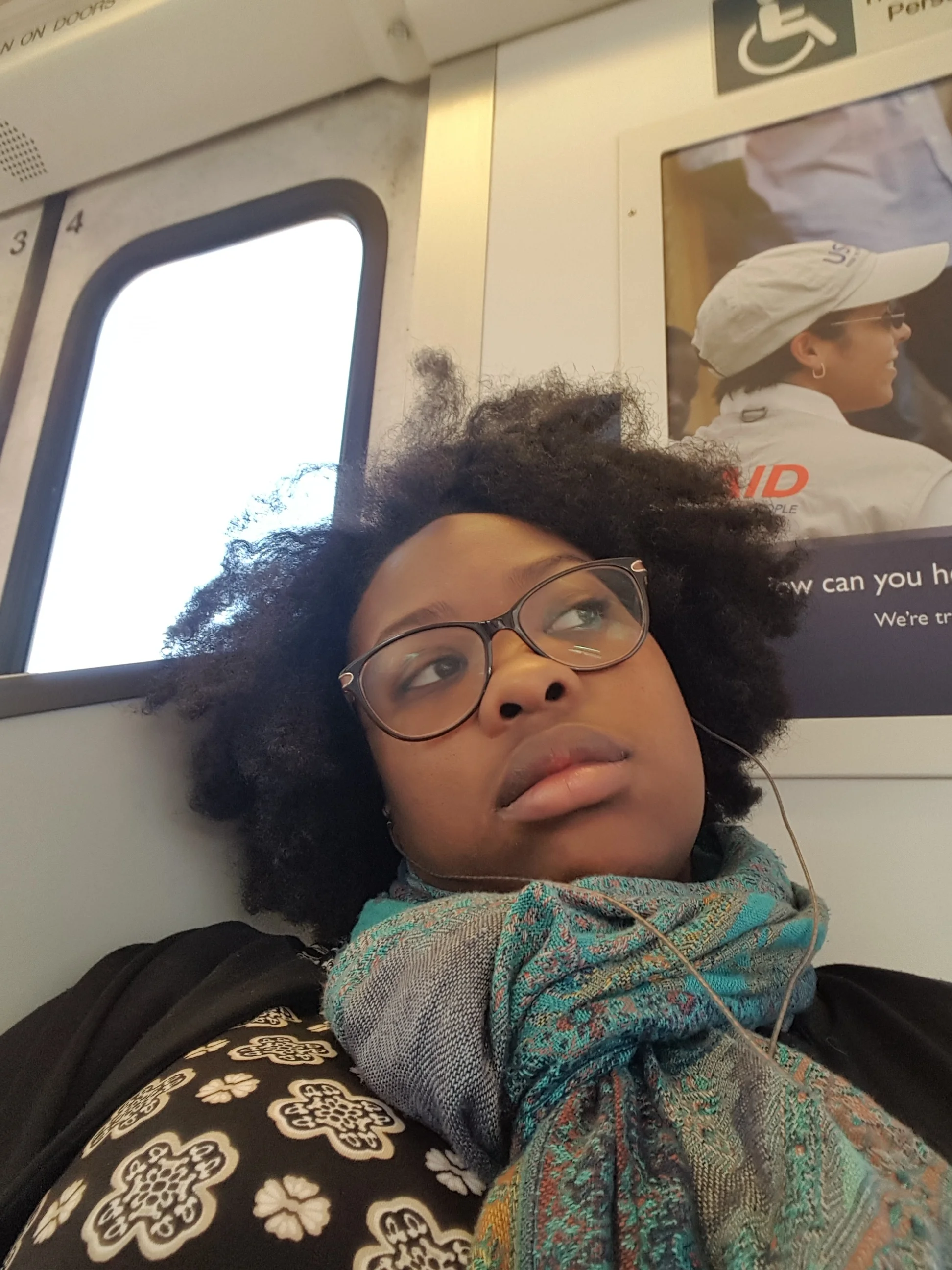 Partially posing. Partially thinking.