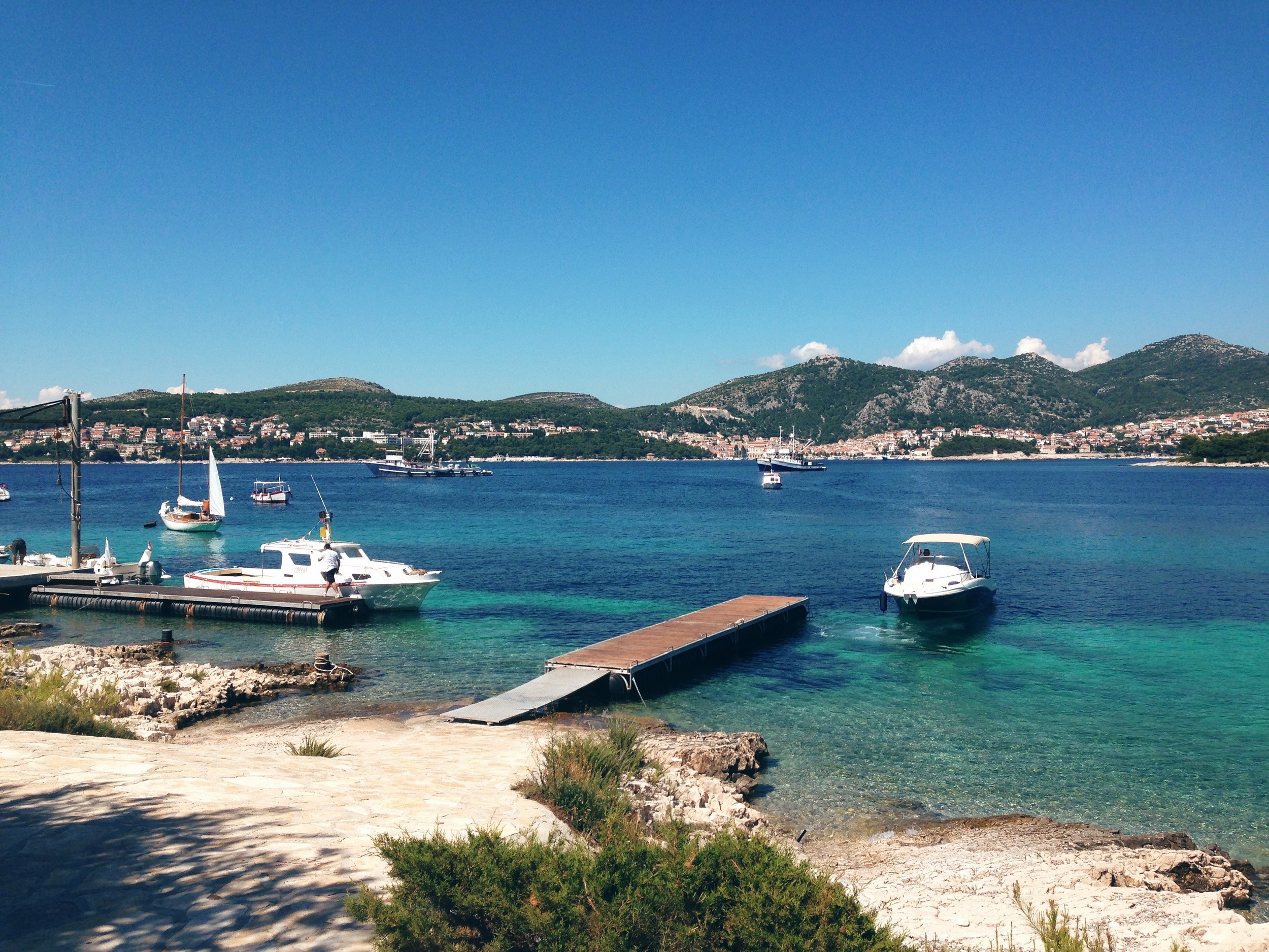 Stipanska island dock