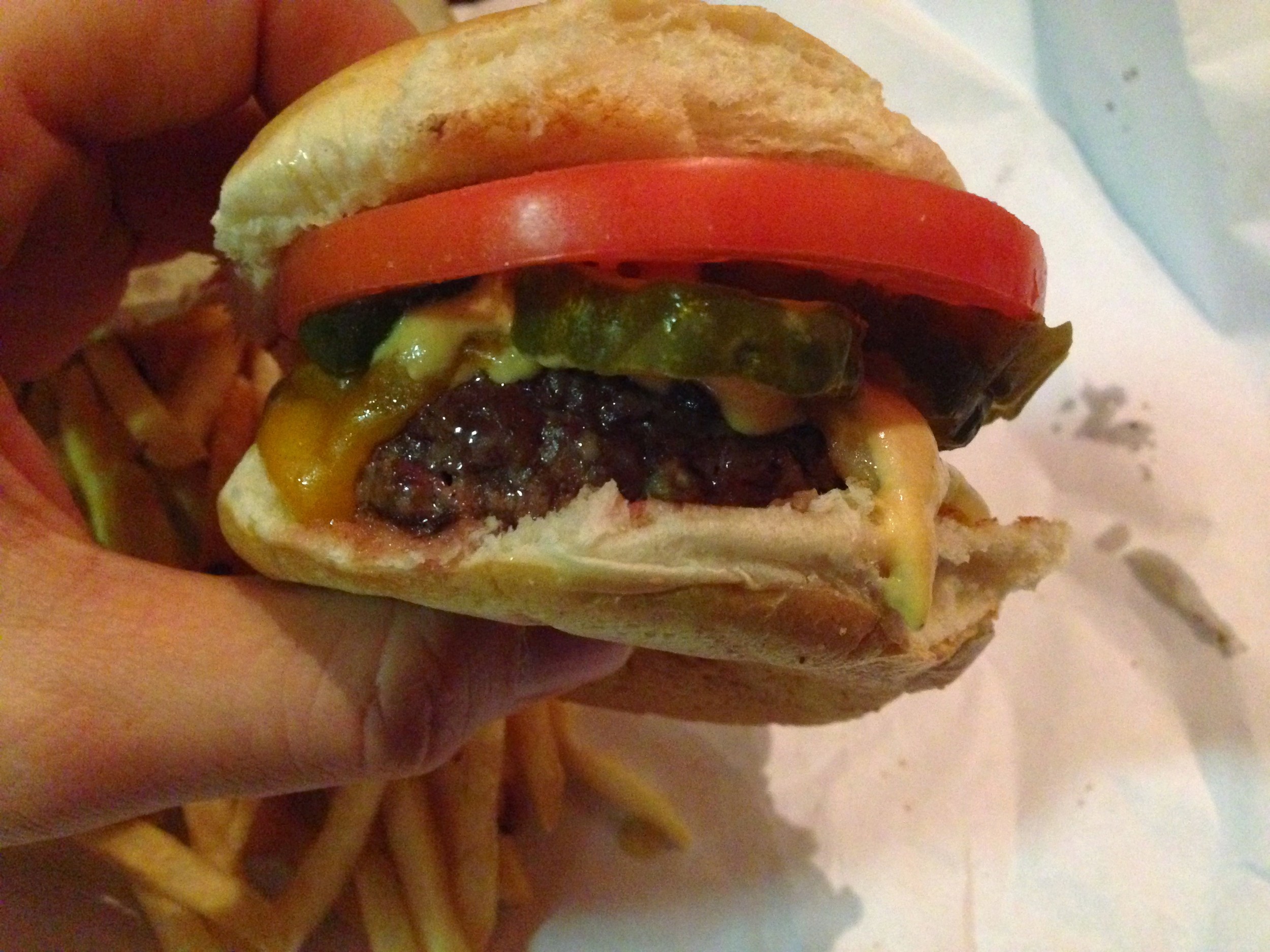 Burger Joint Cheeseburger at Le Parker Meridien