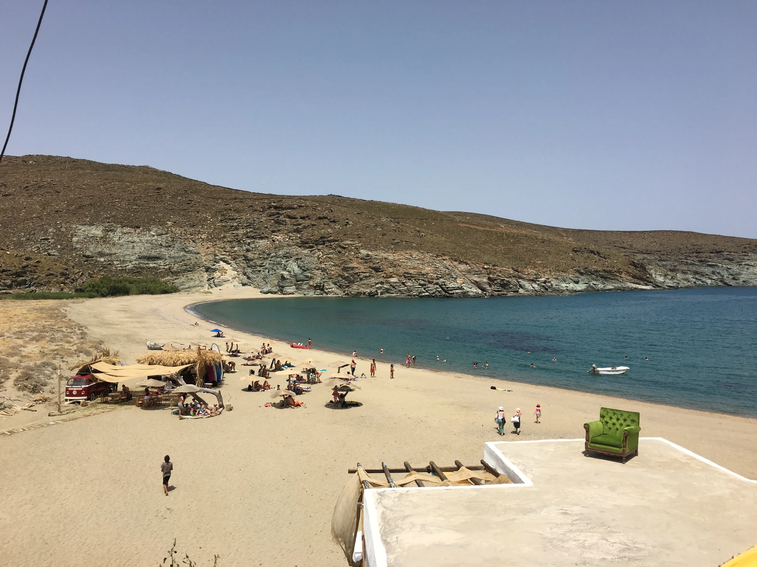 Surfers beach at Kolybithra