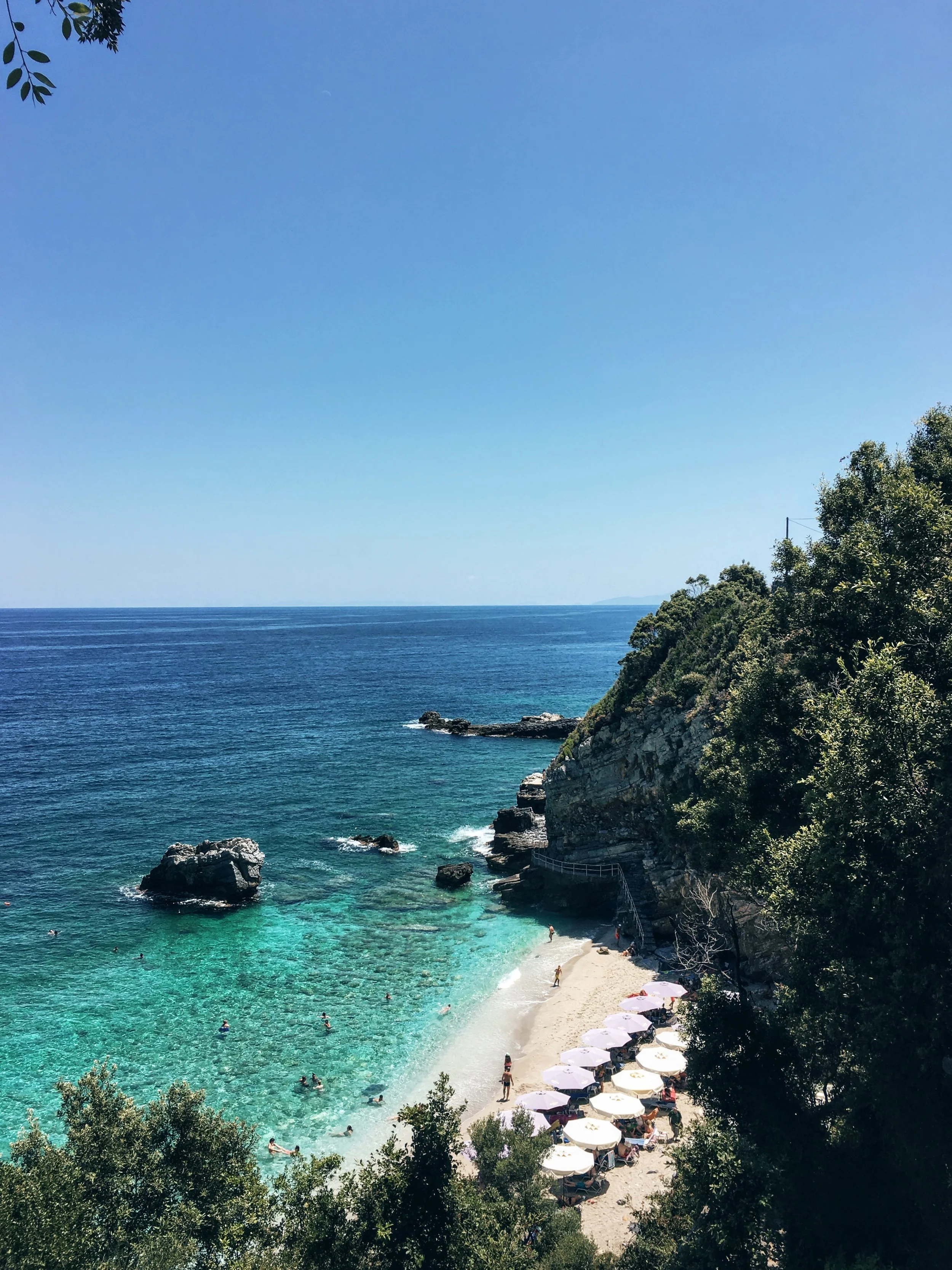 The beach of Mylopotamos