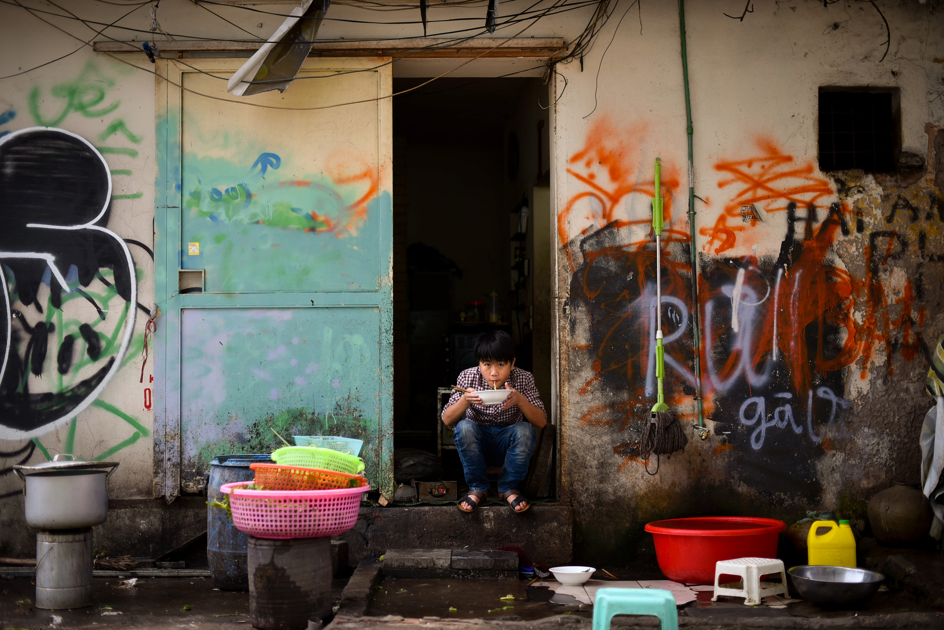 Poverty is apparent almost everywhere across Vietnam