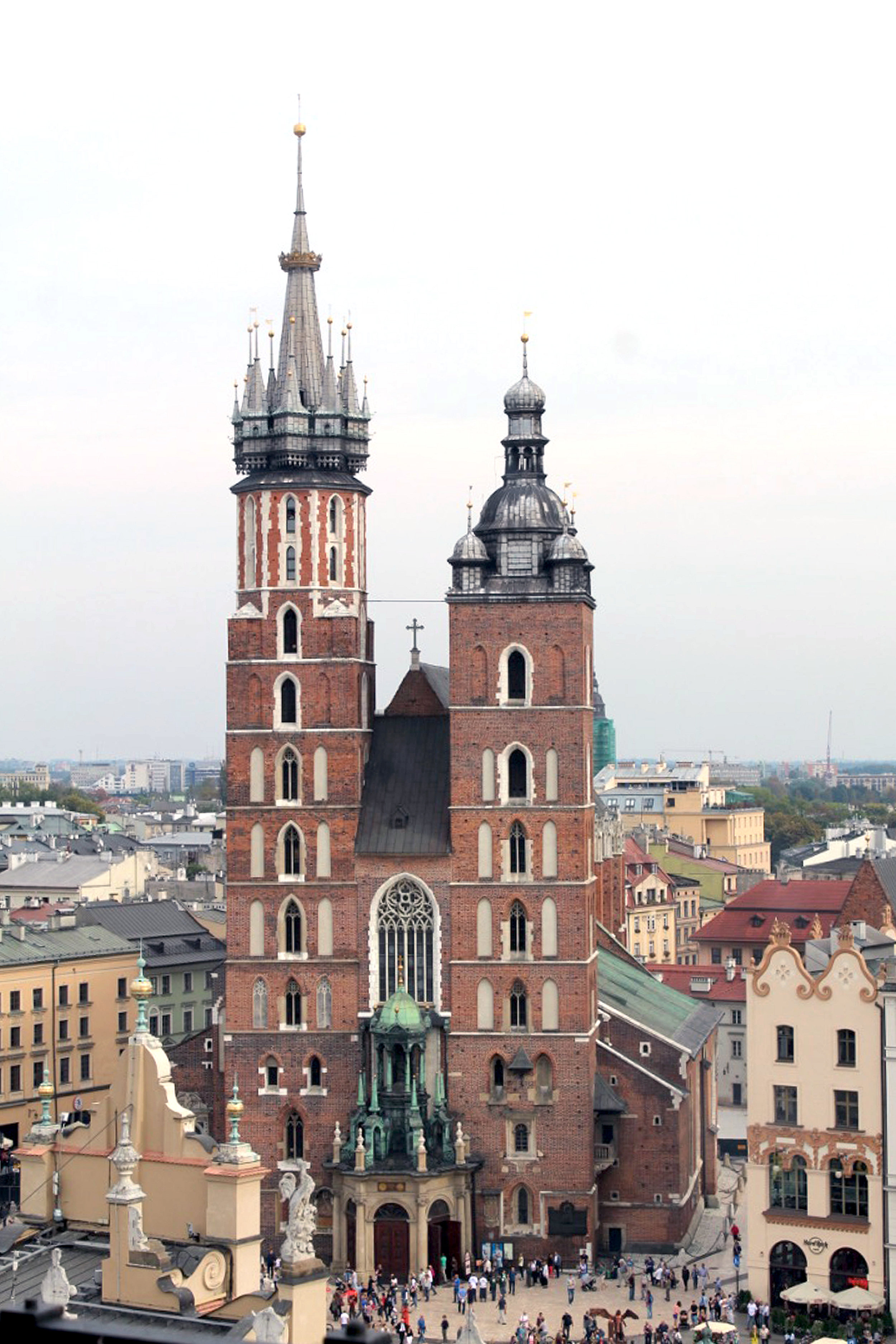 St. Mary's Basilica originally built in the early 13th century 