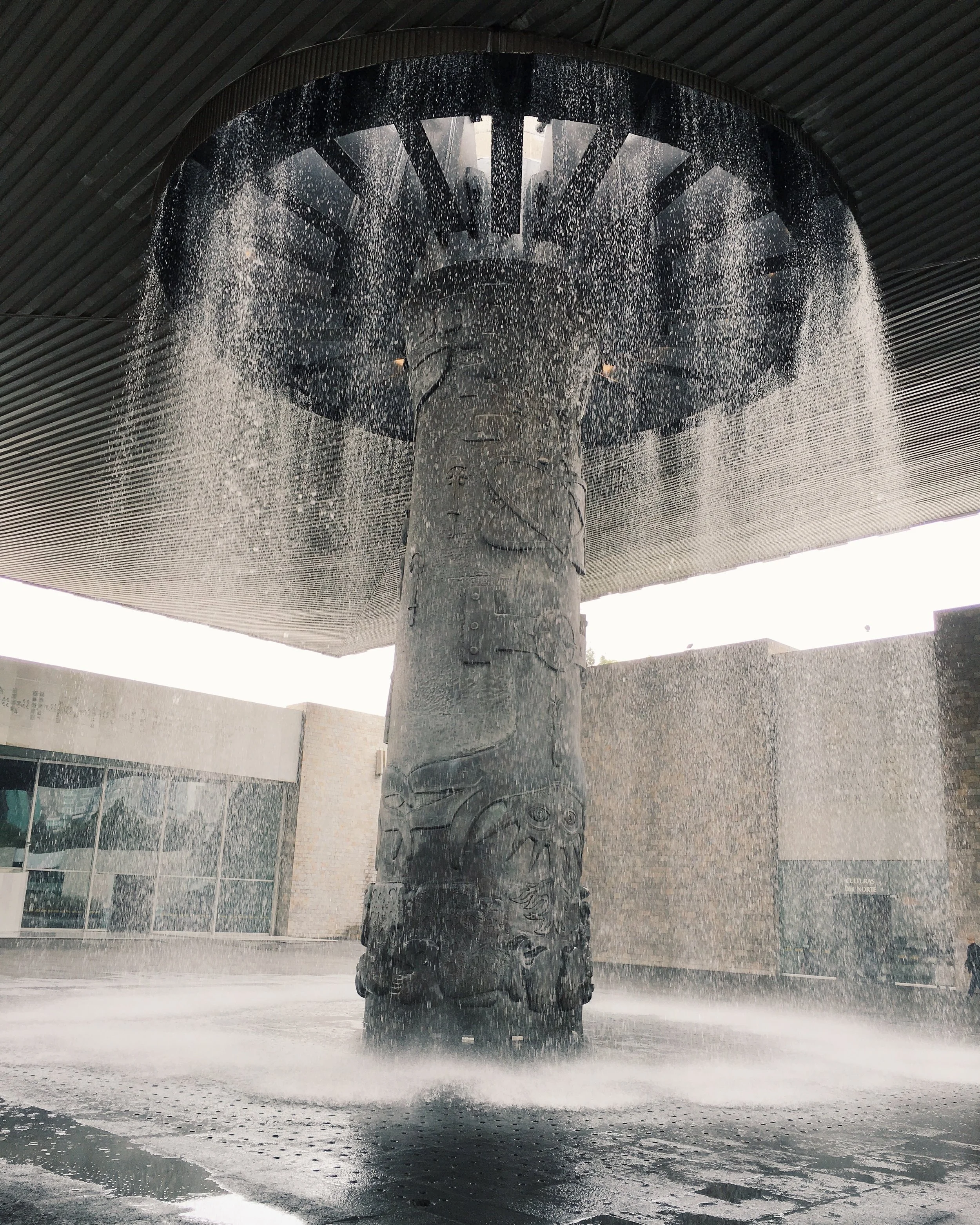 Paraguas Waterfall in Museo Nacional Antropologia