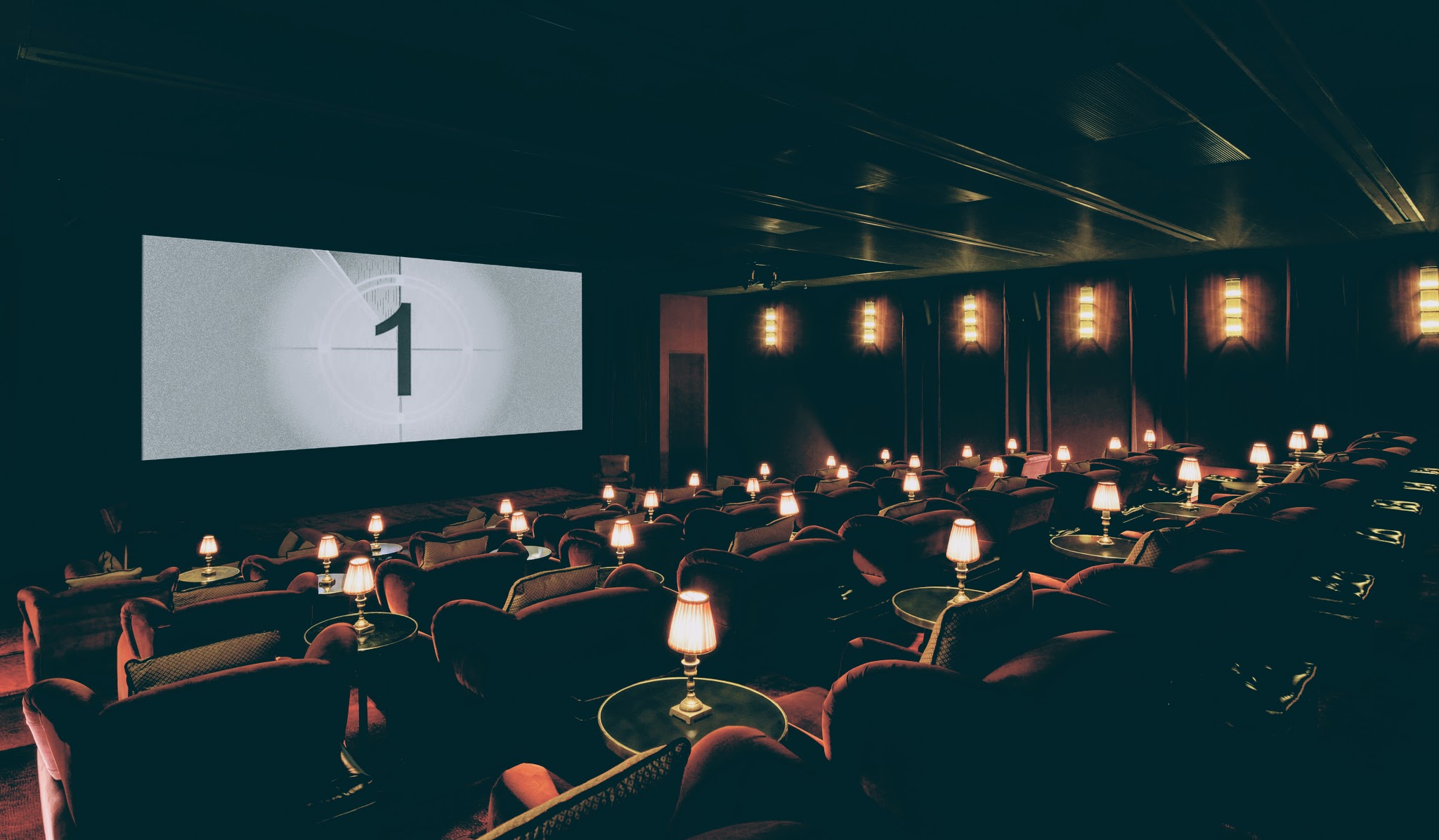 Screening room at Soho House Istanbul