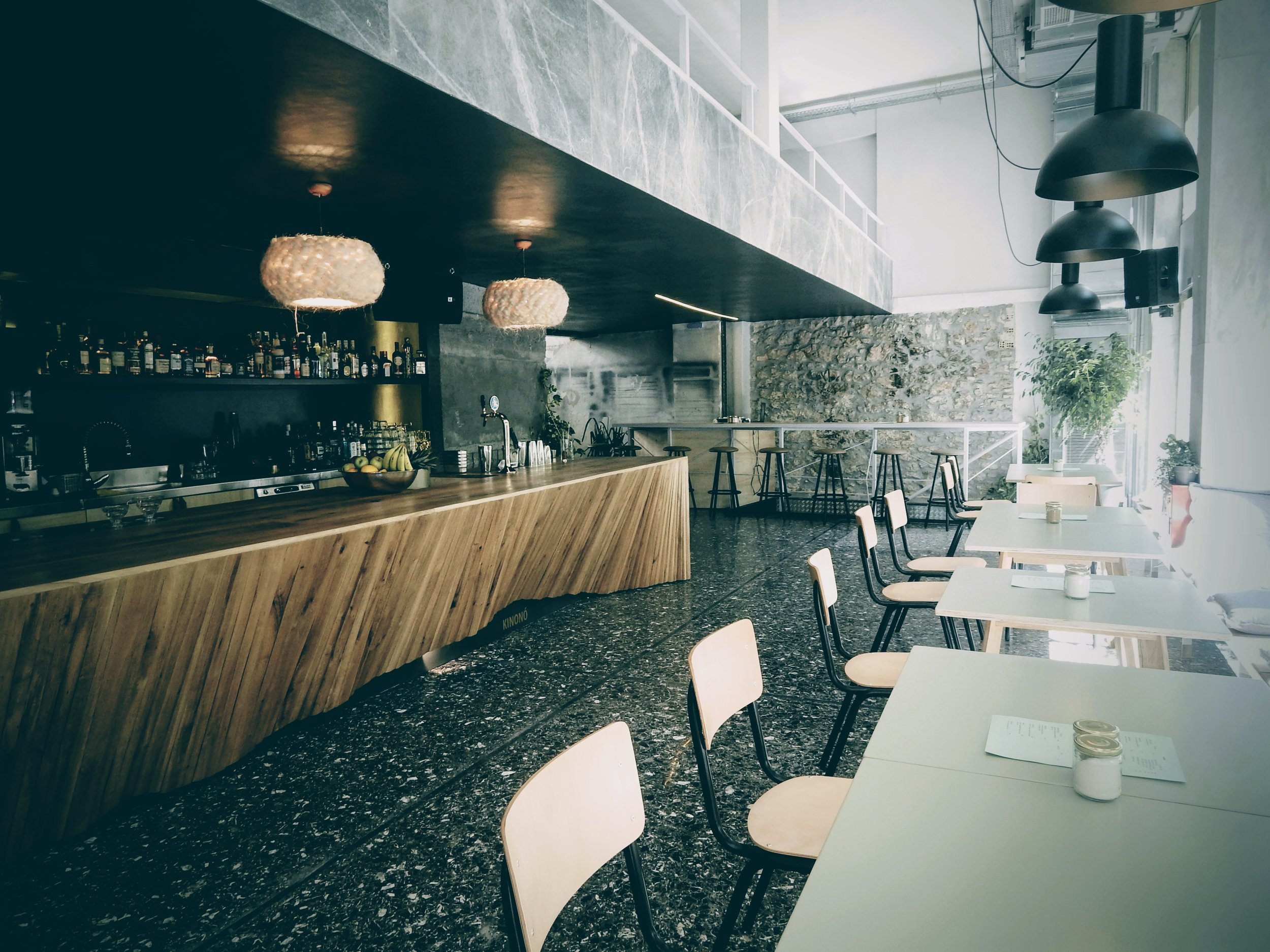 The long bar at Kinono
