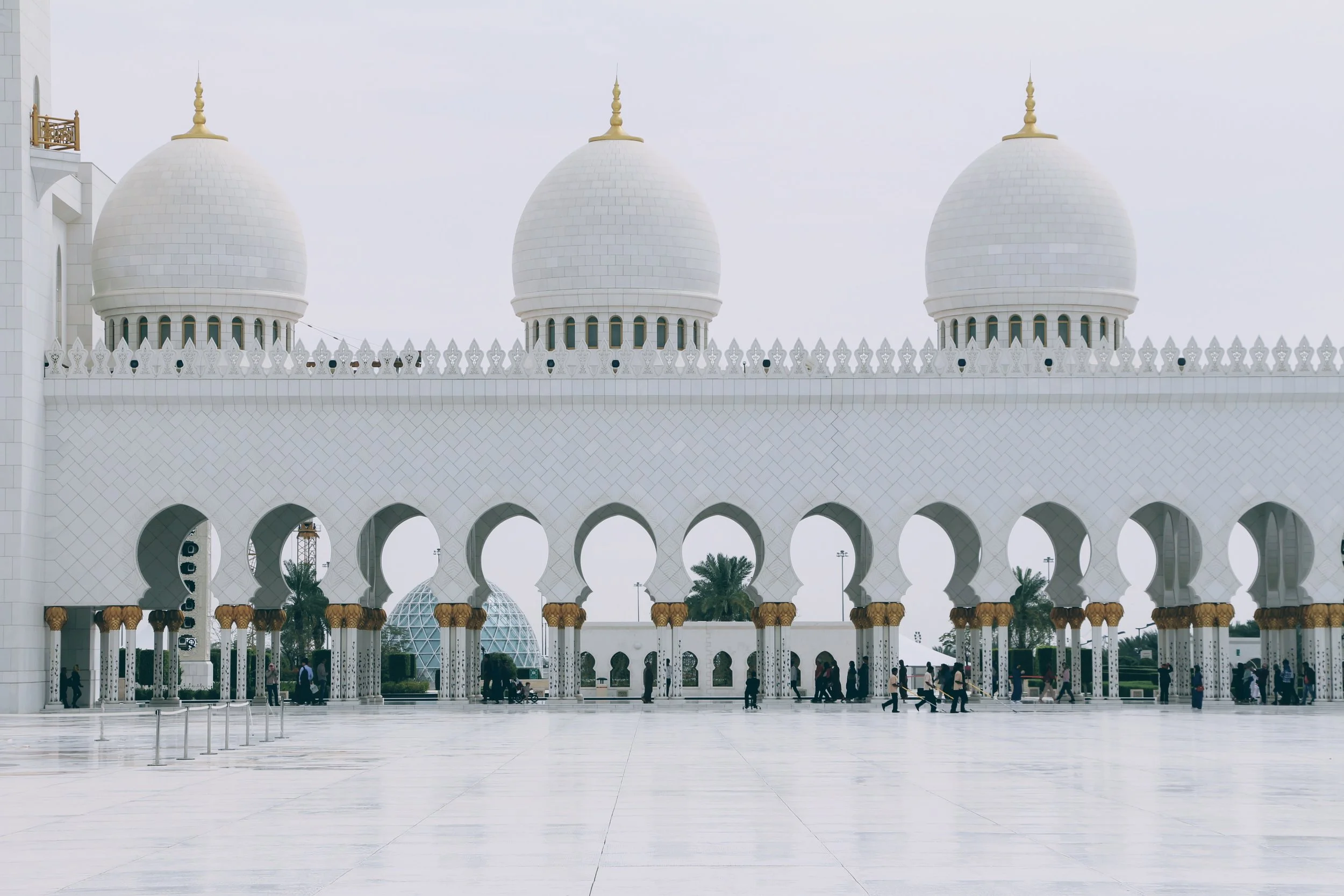 Sheikh Zayed Grand Mosque in Abu Dhabi