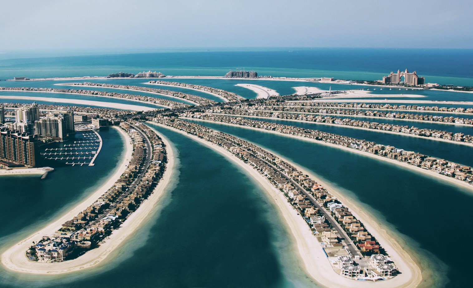 Palm Jumeirah and Atlantis Hotel