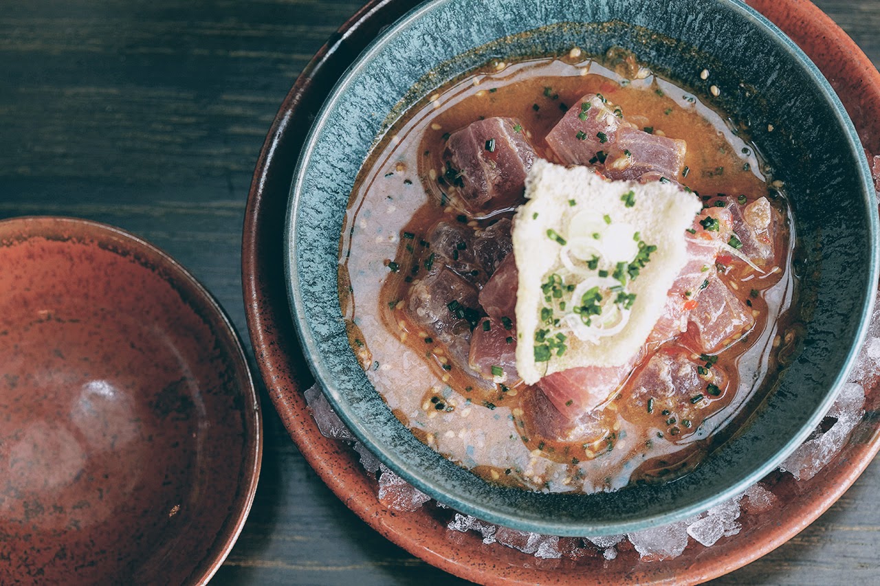 One of the many ceviche dishes at Coya