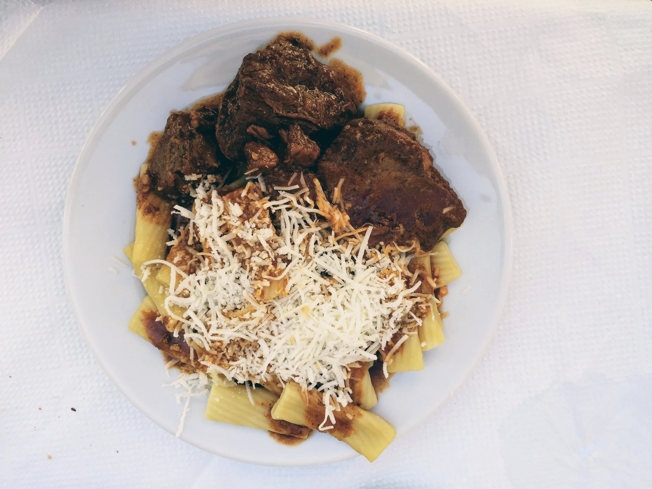 Corfu's local delicacy, Pastitsada