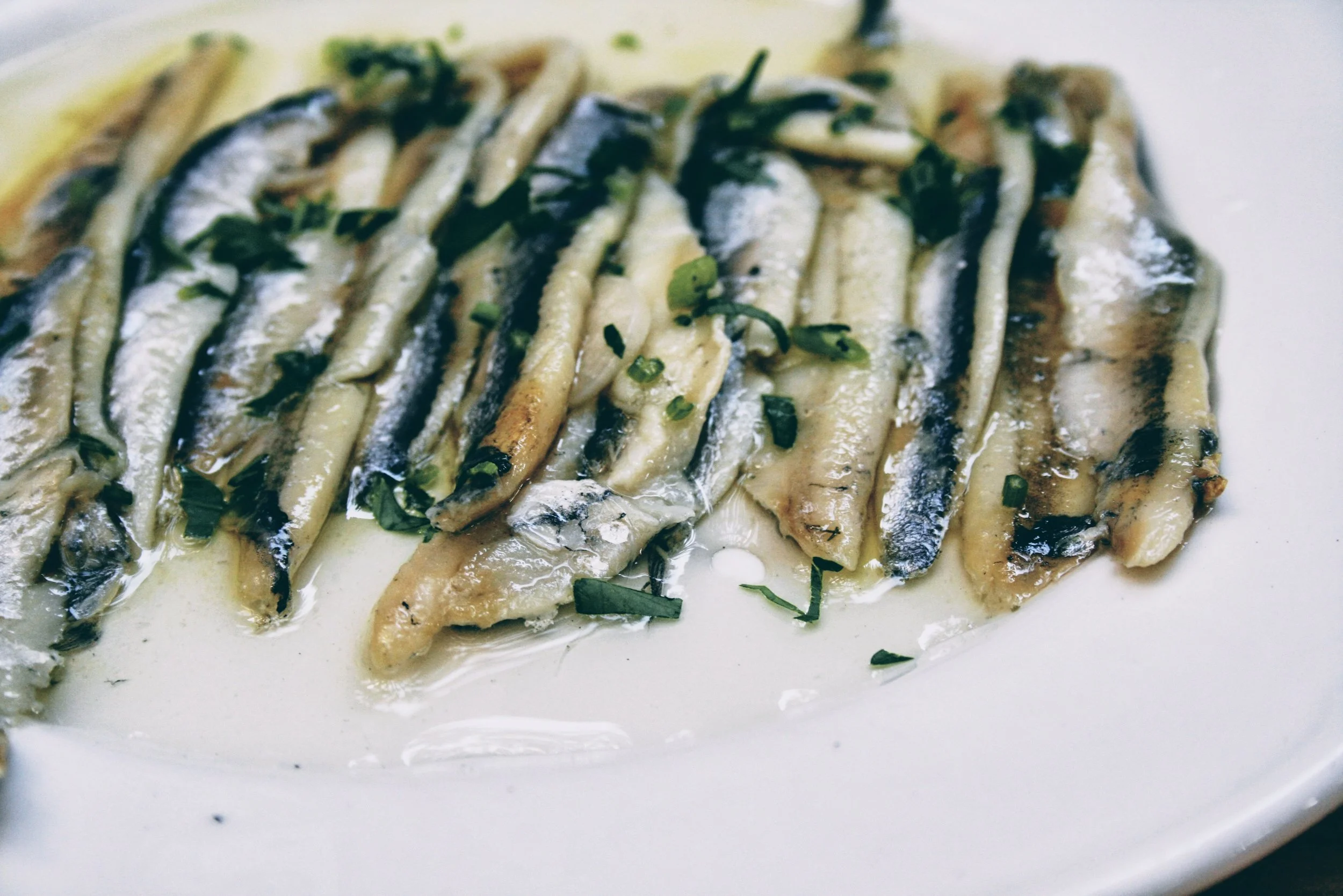 Marinated sardines in extra virgin olive oil