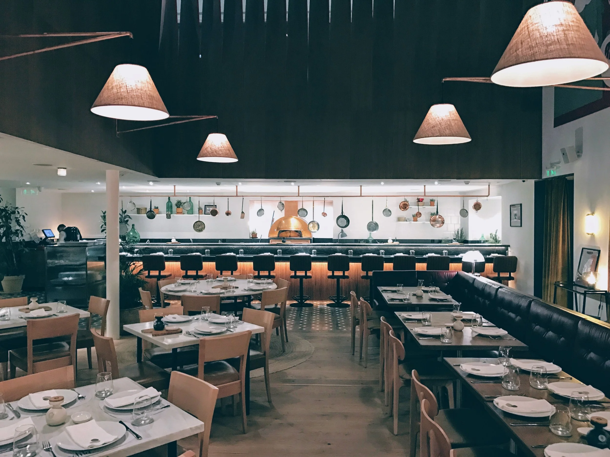 Cosy indoors at Nolita Athens restaurant